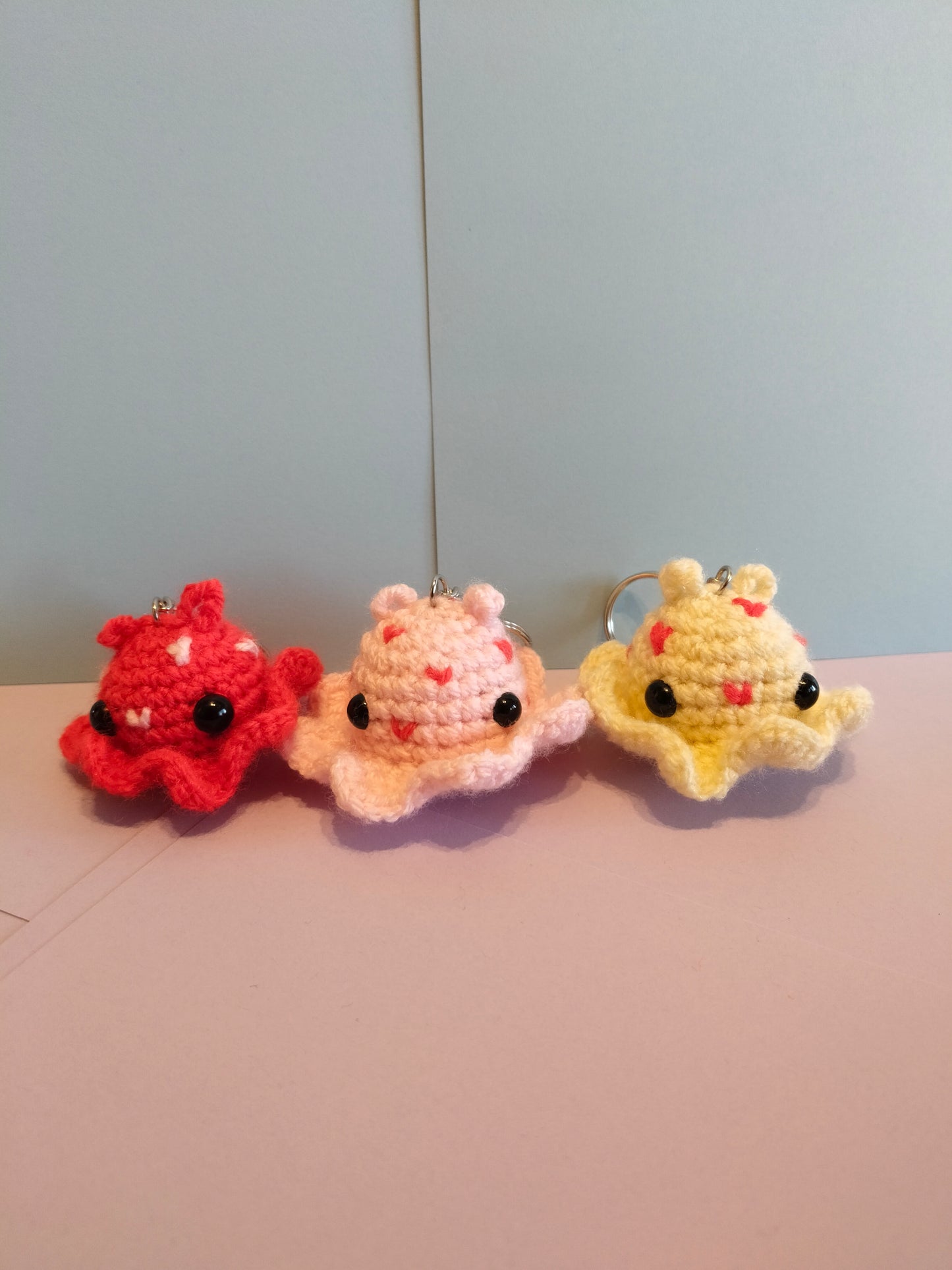 Love Octopus Keyring