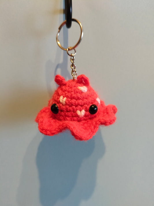 Love Octopus Keyring