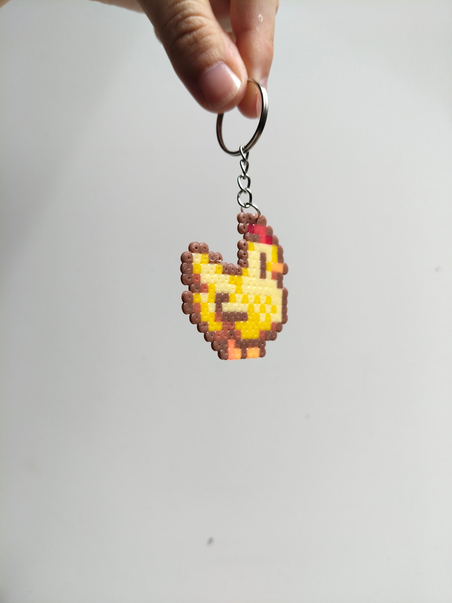 Yellow Chicken Sprite Keyring