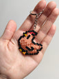 Brown Chicken Sprite Keyring