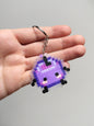 Purple Junimo Sprite Keyring