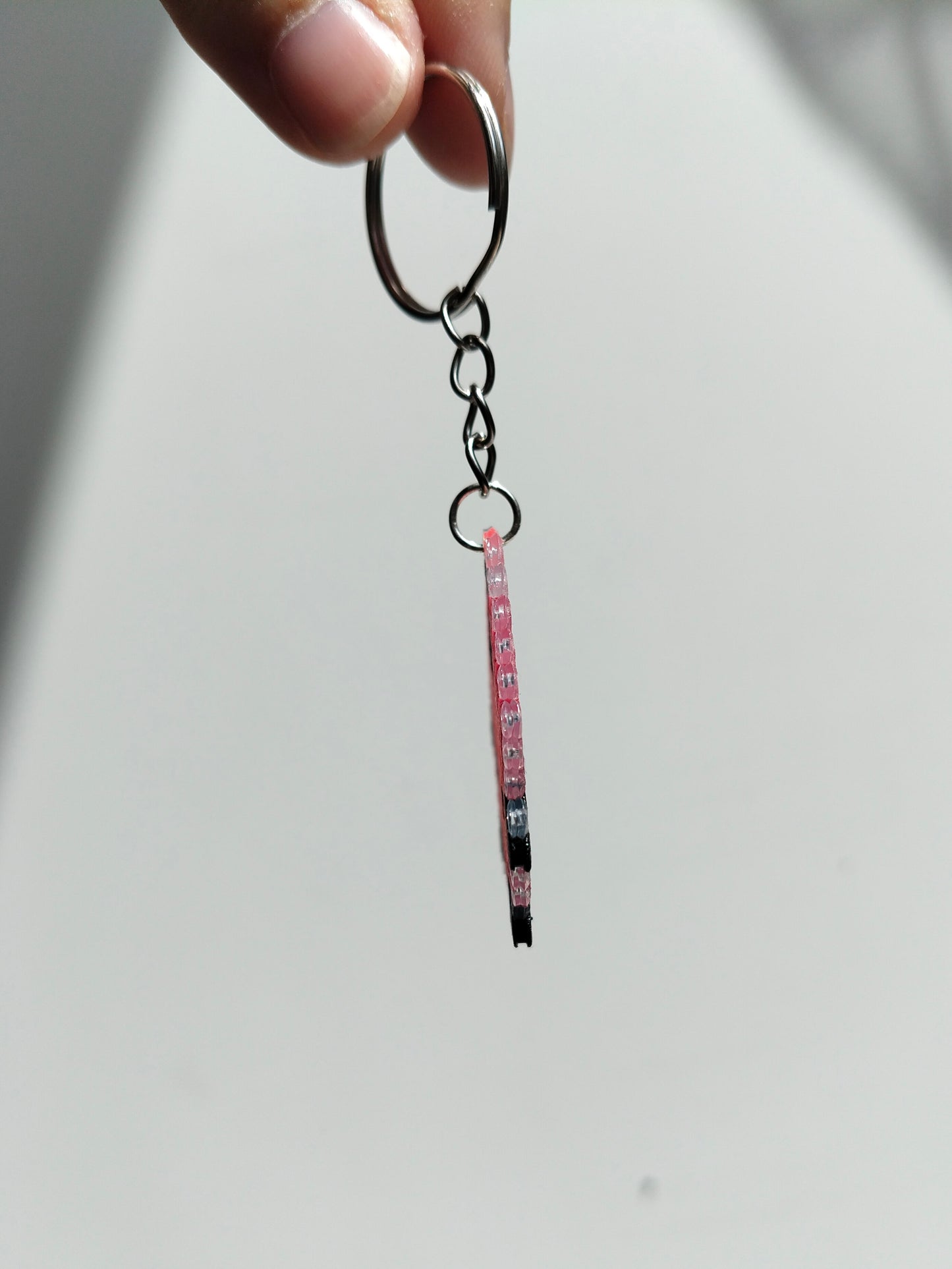 Red Junimo Sprite Keyring