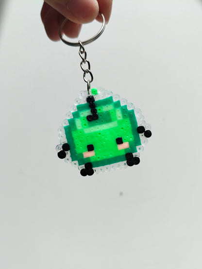 Green Junimo Sprite Keyring