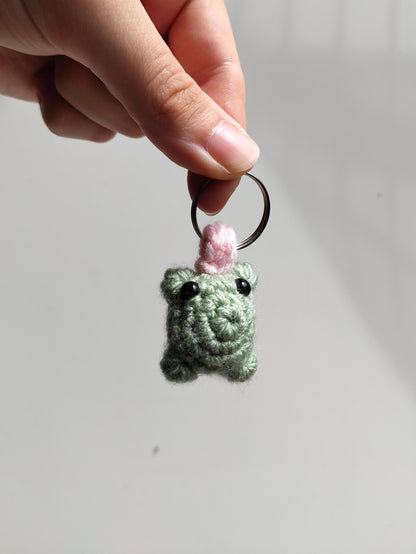 Mini Tongue Frog Keyring