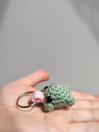 Mini Tongue Frog Keyring